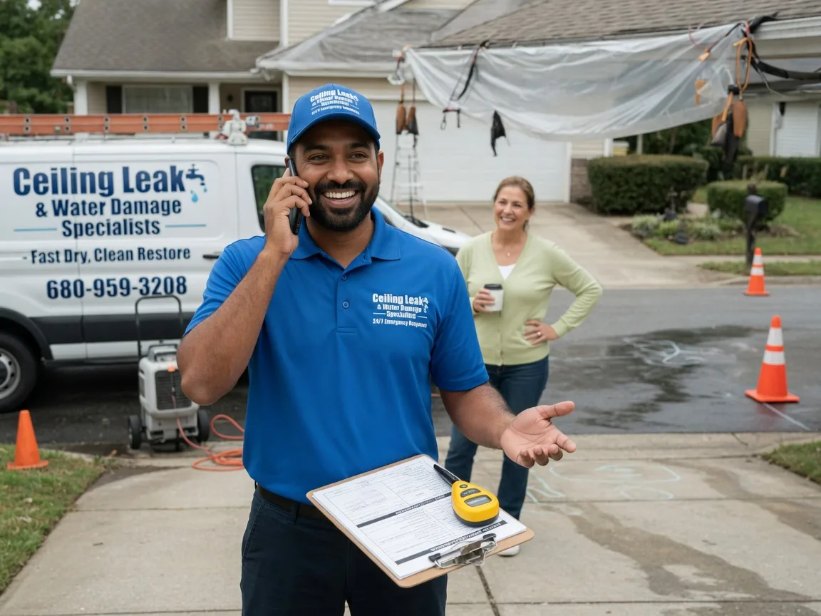 Ceiling Leak Cleanup Lindsay, OK FAQs